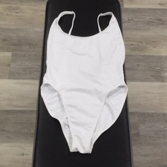 New American Apparel Tricot One Piece Swimsuit - Picture 4 of 4